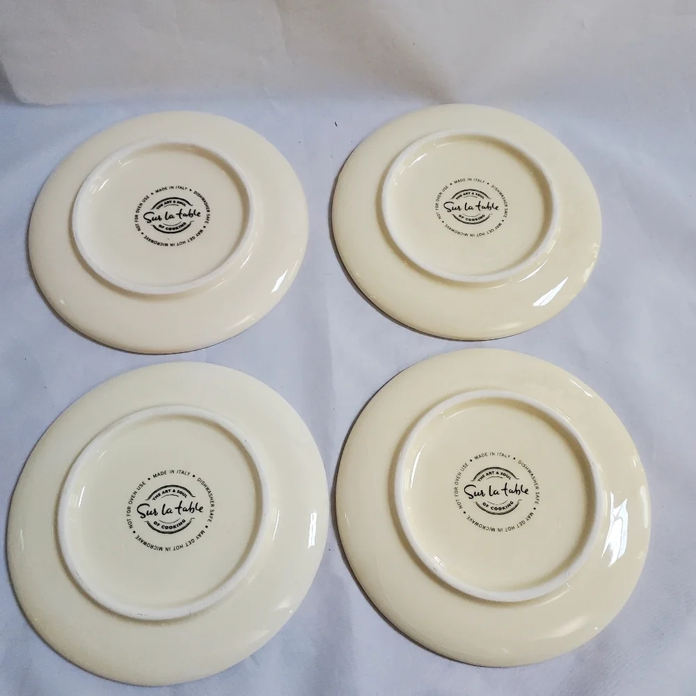 SUR LA TABLE Tuscan Countryside Appetizer Plates